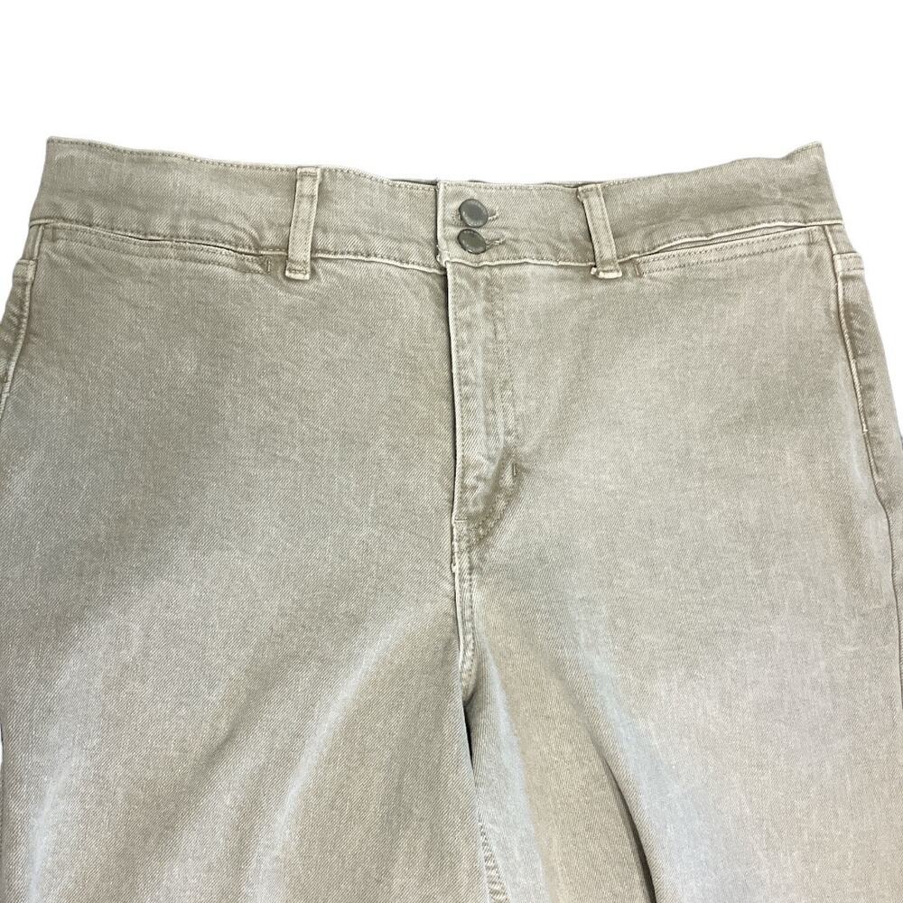 Banana Republic High Rise Wide Leg Crop Jeans Quartz Size 32 - Picture 5 of 8